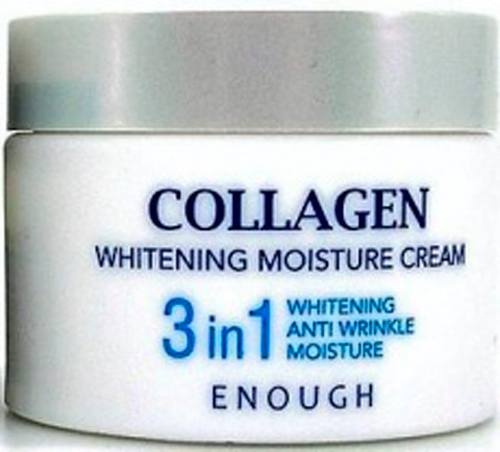ENOUGH Крем для лица увлажняющий с коллагеном 3 в 1. Collagen 3 in 1 whitening moisture cream, 50 мл.