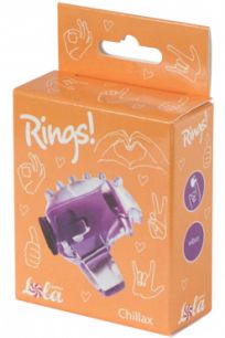 Вибронасадка на палец Lola Rings Chillax фиолетовая