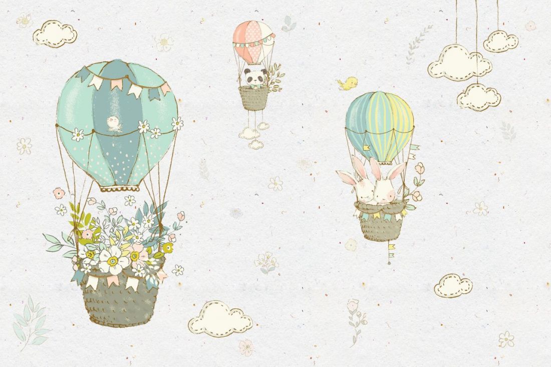 Floral air baloon q