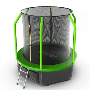 Батут Evo Jump Cosmo 6ft green + нижняя сеть 