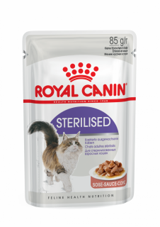 Royal Canin Sterilised Корм консервированный для стерилизованных взрослых кошек, соус, 85г