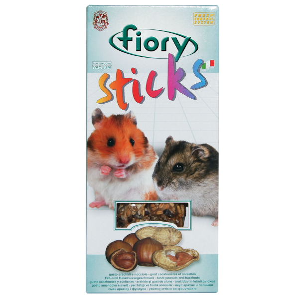 Лакомство для хомяков Fiory Sticks с орехами 2х50 гр