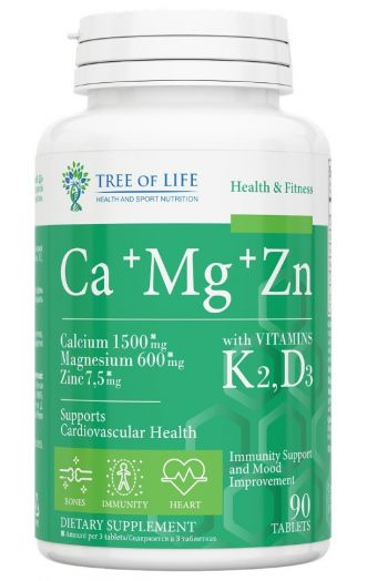 Tree of Life - Ca+Mg+Zn+Vitamin K2,D3