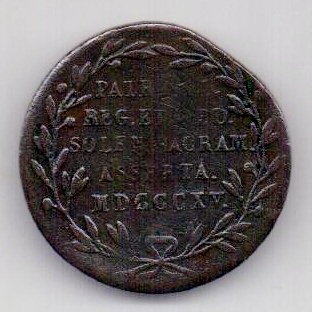 медаль 1815 Люксембург Редкость