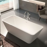 Керамическая отдельностоящая ванна Gruppo Treesse Viva 165х70 V286 схема 1