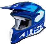 Just1 J18 HEXA White Blue шлем для мотокросса и эндуро
