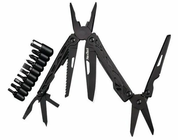 Мультитул NexTool Multifunction Knife Black (NE20044) 11 функций