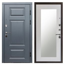 Входная дверь Termo-door Премиум Grey Зеркало триумф лиственница Металлическая