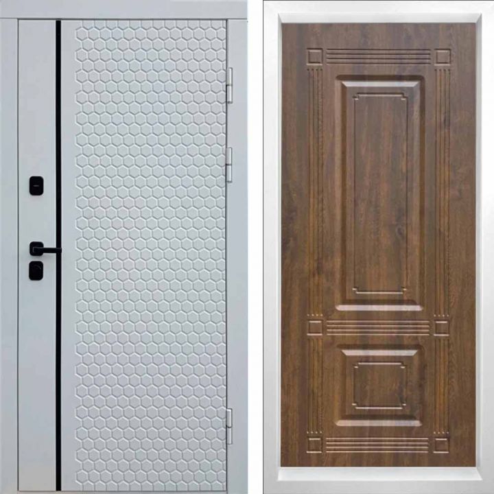 Входная дверь Termo-door SIMPLE WHITE Мадрид Дуб