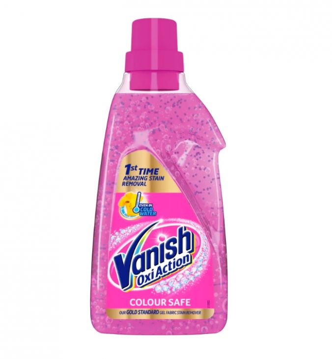 Vanish Oxi Action Pink гель 750 мл Пятновыводитель для цветного белья