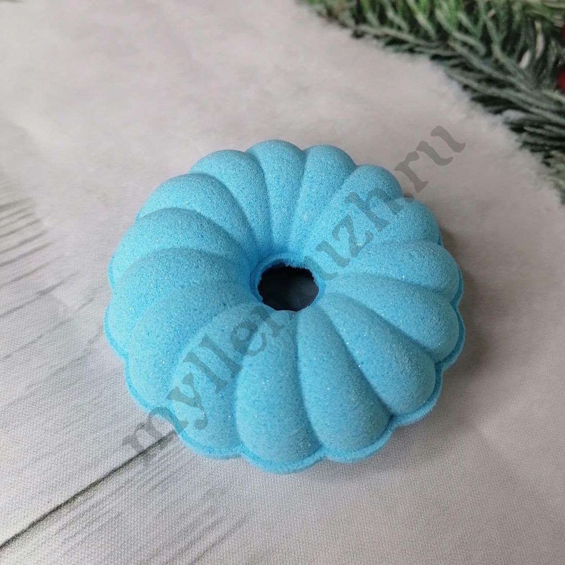 3D форма для бомбочек, Пончик зефирный 6 см (предварительный заказ)