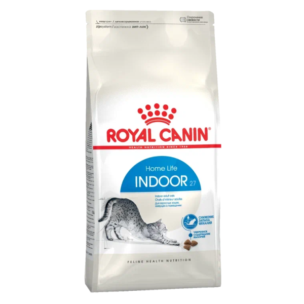 Сухой корм для кошек Royal Canin Indoor 27 живущих в помещении 0.4кг