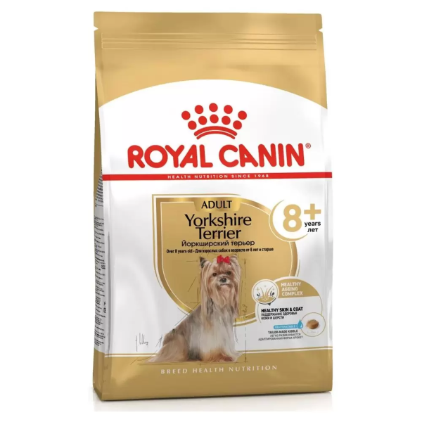 Сухой корм для собак Royal Canin Yorkshire Terrier Adult 8+ для йоркширского терьера старше 8 лет