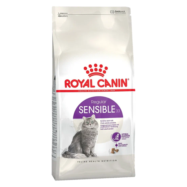 Сухой корм Royal Canin Sensible 33 для кошек с чувствительной пищеварительной системой 2 кг