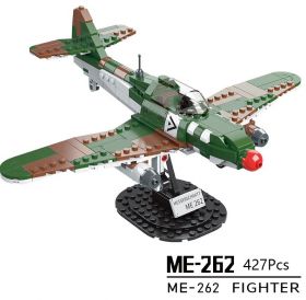 Конструктор самолета Истребитель Мессершми́тт Me.262, 427 деталей