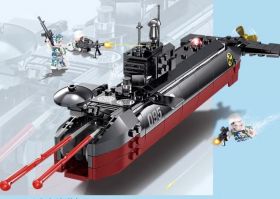 Конструктор Атомная Подводная лодка проекта 670 «Скат» 388 деталей