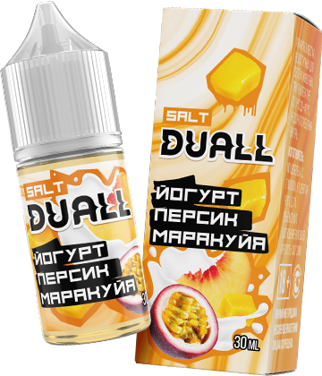 Duall Salt - Йогурт, Персик, Маракуйя 30 мл. 20 мг. light