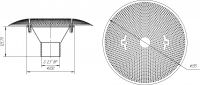 Водозабор сетчатый Runvil 50 м³/ч (внутр. 2,5″), универсальный