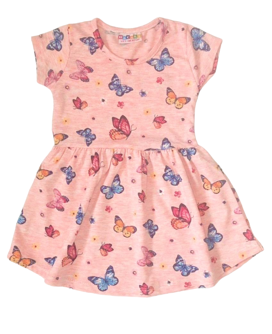 Платье для девочки Цветные бабочки