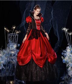 Историческое бальное платье придворной дамы Темная принцесса