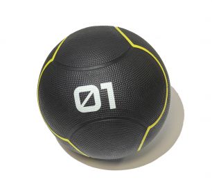 Мяч тренировочный Original Fittools FT-UBMB-1 чёрный (1 кг) 
