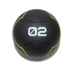 Мяч тренировочный Original Fittools FT-UBMB-2 чёрный (2 кг) 