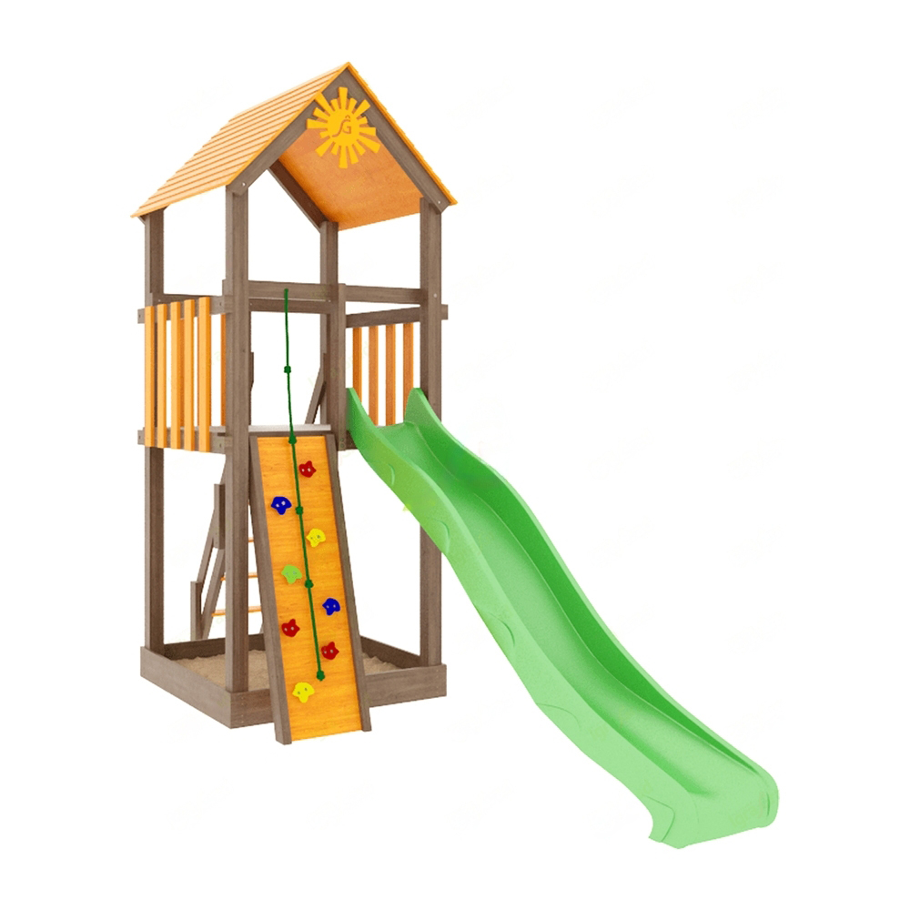 Детская площадка "Панда Фани Tower" скалодром