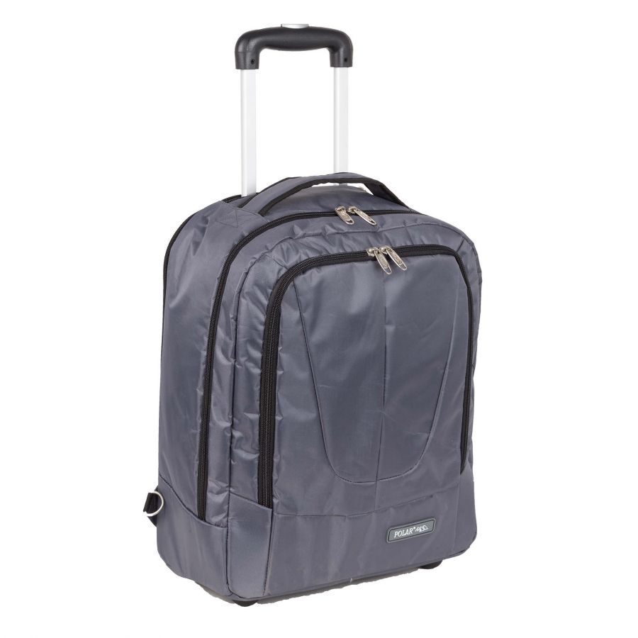 Рюкзак с телегой на колесах П7102 (Темно-серый) POLAR S-4617071020071