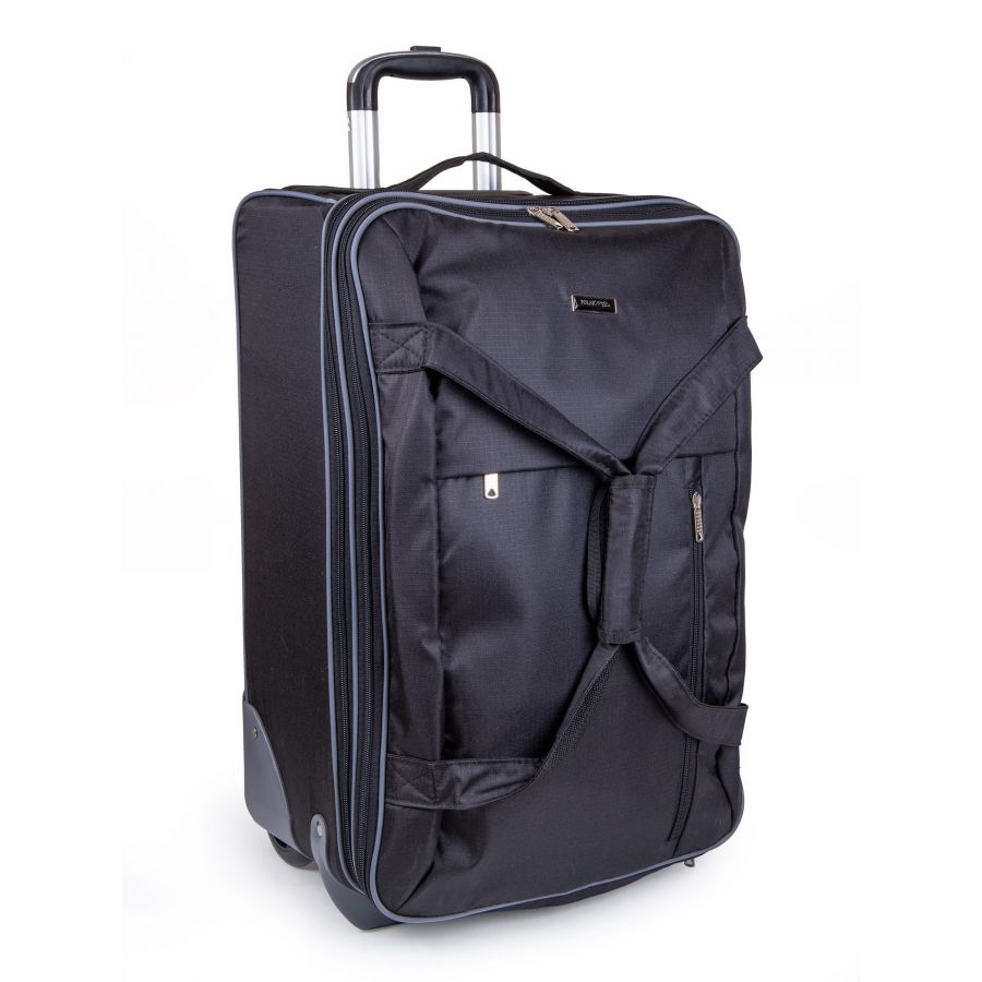 Дорожная сумка на колесах П7123 (24") сумка (Черный) POLAR S-4617071230050