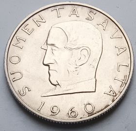 100 лет валютной системе Снелльмана 1000 марок Финляндия  1960