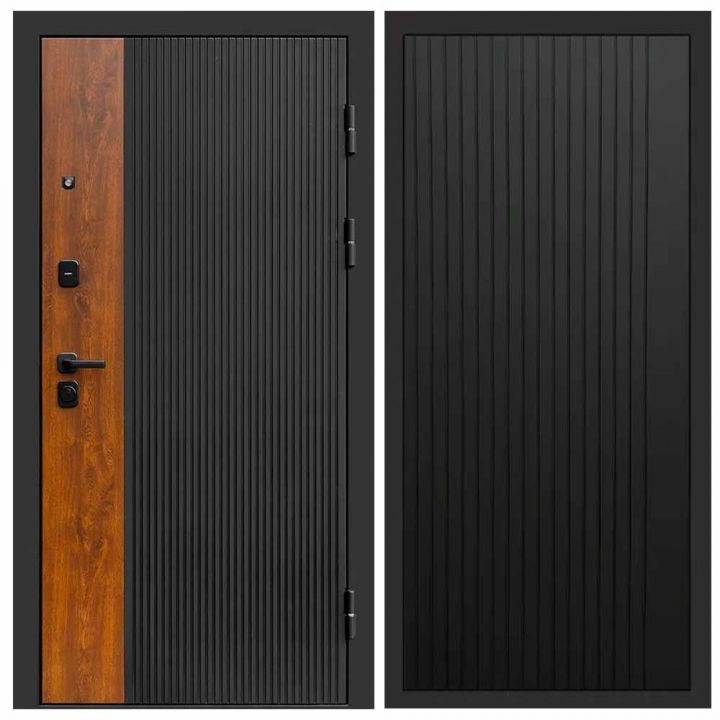 Входная дверь Termo-door Престиж BLACK FLAT Черный Кварц