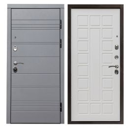 Входная дверь Termo-door Grey line Престиж Бежевый матовый Металлическая