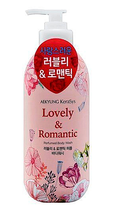 KERASYS Гель для душа парфюмерная линия романтик. Lovely & romantic perfumed, 500 мл.
