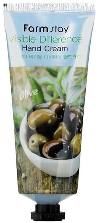 FARMSTAY Крем для рук с экстрактом оливы. Visible difference hand cream olive, 100 гр.