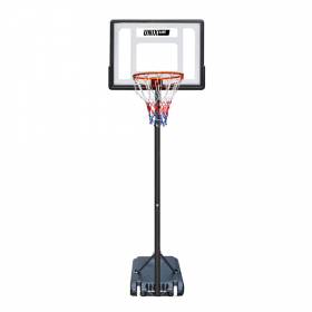 Баскетбольная стойка  Unix Line B-Stand 32"x23" R38 H160-210cm мобильная, щит для игры в баскетбол, размер щита 82 х 58 см BSTAS210B