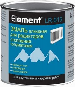 Эмаль для Радиаторов Отопления Element LR-015 1.8л Супербелая Alpa Алкидная Сверхпрочная