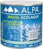Экоэмаль для Радиаторов Alpa Ecolaque 2.5л Супербелая, Водная, без Запаха / Альпа Эколак