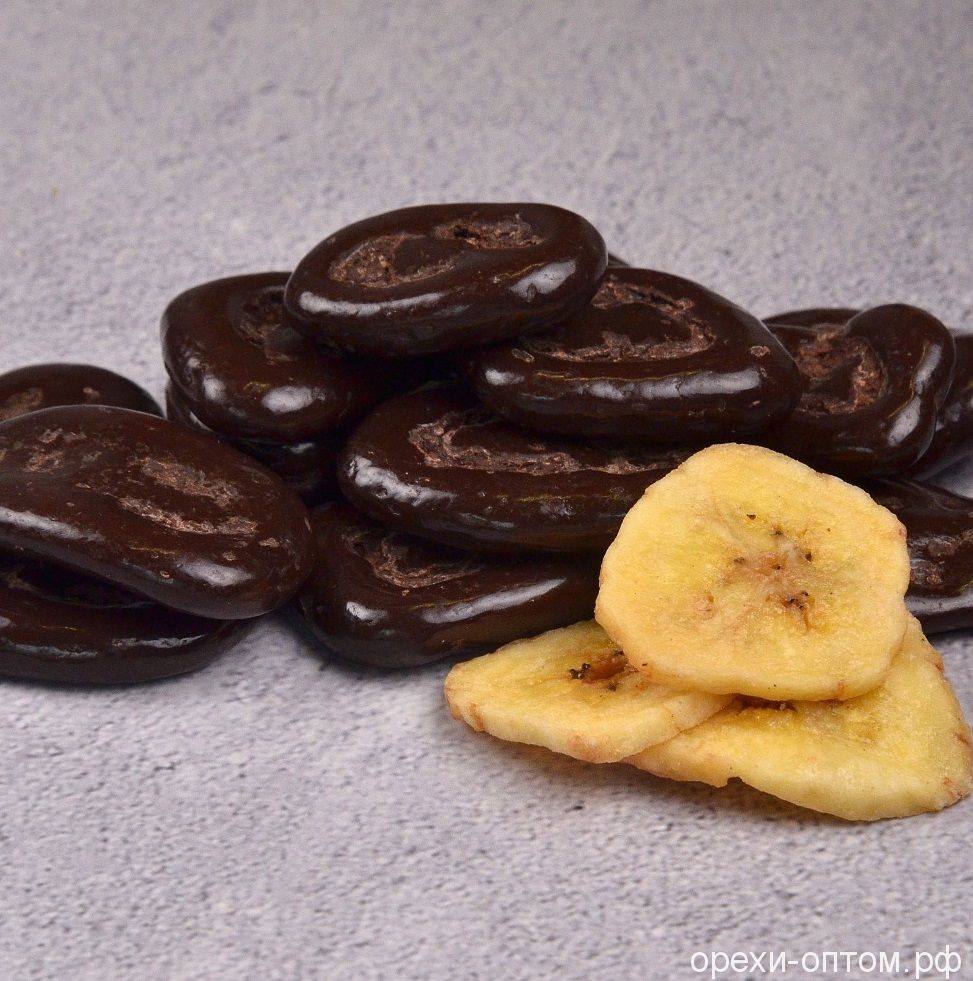 Банановые чипсы в шоколаде