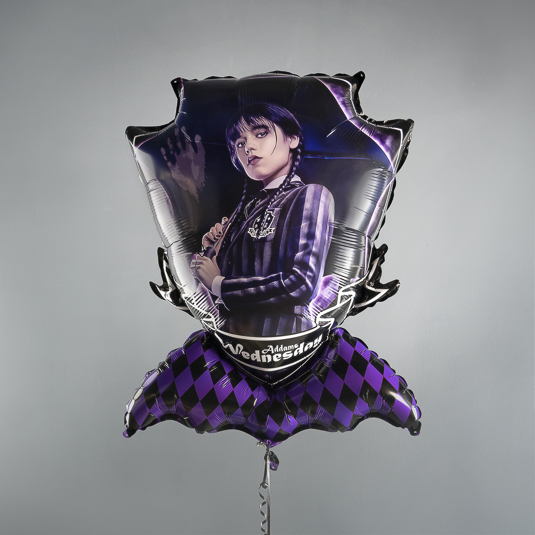 Мрачная девочка Герб фигура новая шар фольгированный с гелием