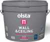 Краска для Стен и Потолков Olsta Wall & Ceiling 0.9л Глубокоматовая / Ольста Волл & Силинг