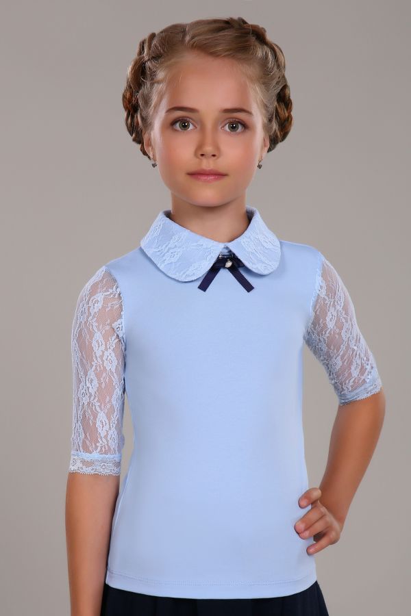 Блузка для девочки Шарлиз Арт. 13237 [светло-голубой]