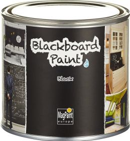 Краска Грифельная Blackboardpaint 0.5л для Школьных Досок без Запаха Черная, Прозрачная