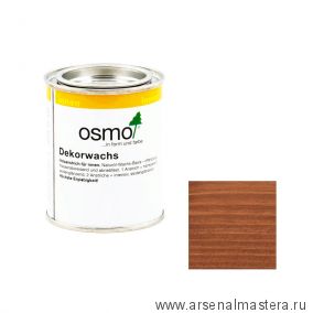 ХИТ! Цветное масло прозрачное для внутренних работ Osmo Dekorwachs Transparent Tone 3138 Махагон 0,125 л Osmo-3138-0.125 10100096