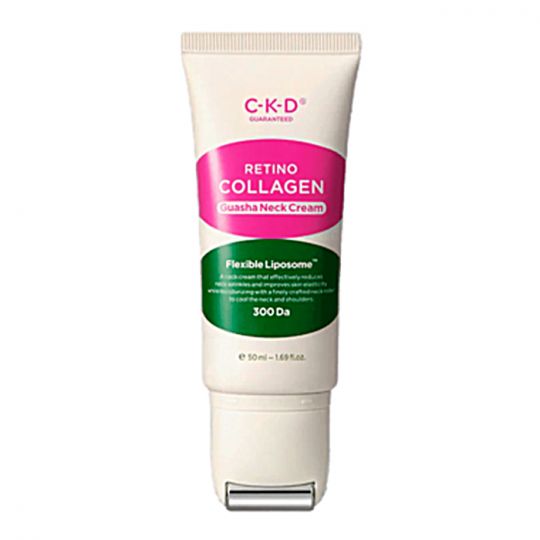 CKD Крем для шеи омолаживающий. Retino collagen small molecule 300 guasha neck cream, 50 мл.