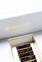 Набор шоколада Ekhi Gold Horizon Горький с 22,5-каратным золотом - футляр 20 шт (Испания)