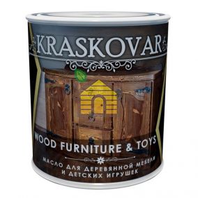 Масло Kraskovar Wood Furniture & Toys для мебели и детских игрушек