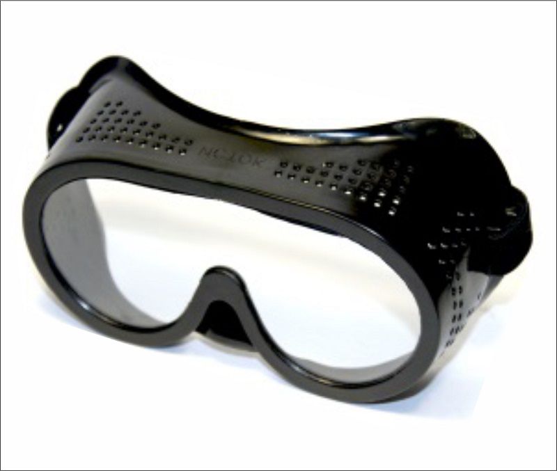 Очки защитные закрытого типа прямая вентиляция (светонепропускаемая оправа) инд. упаковка