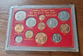 Великобритания Набор 12 монет 1967-1979 UNC