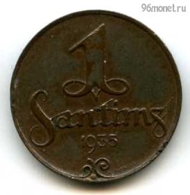 Латвия 1 сантим 1935