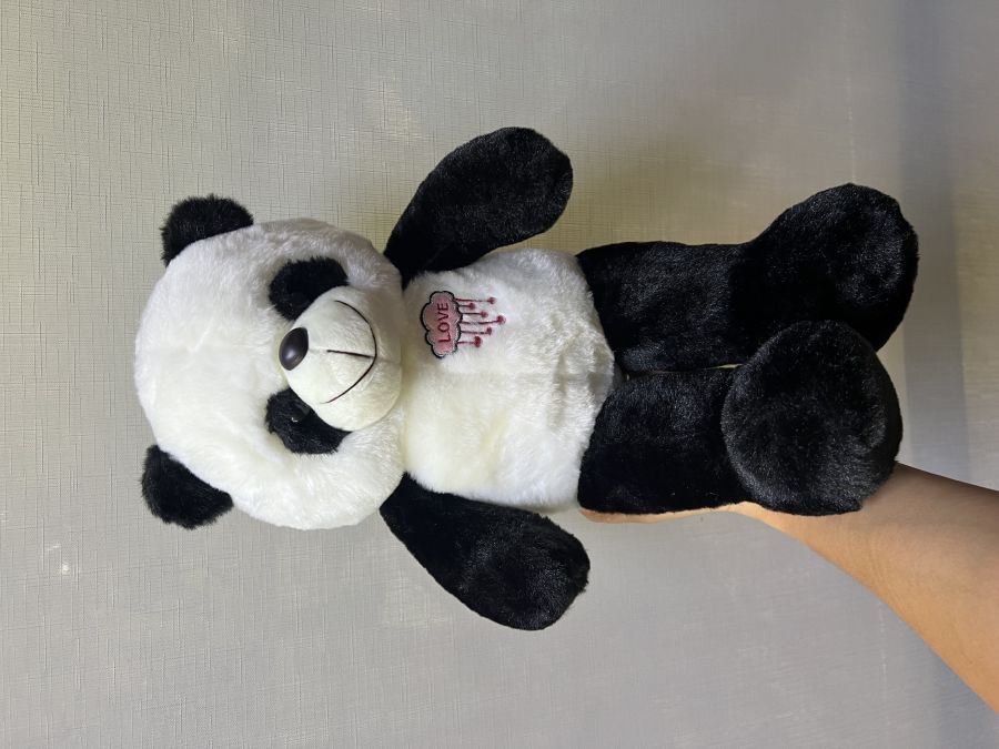 Панда с лентой 40 см